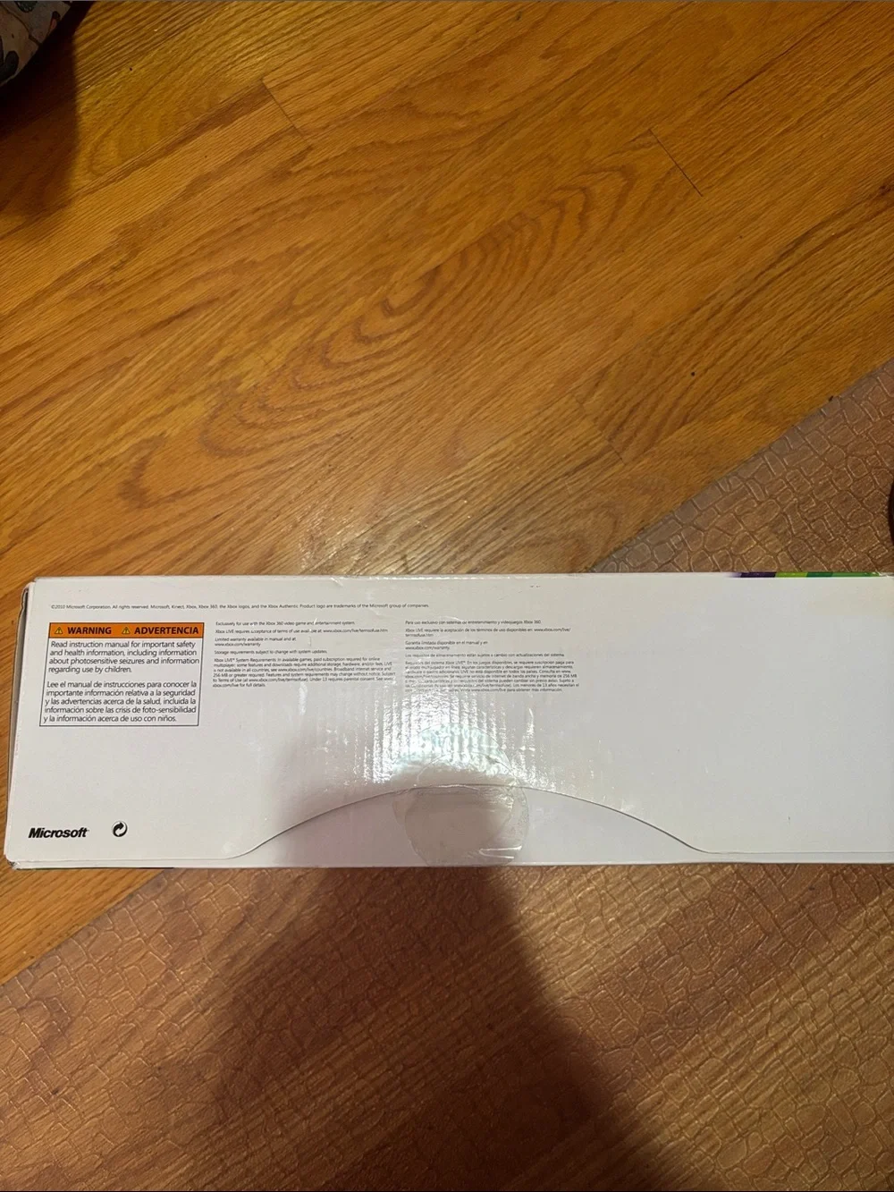 Microsoft Xbox 360 Kinect Sensor - with a game included .